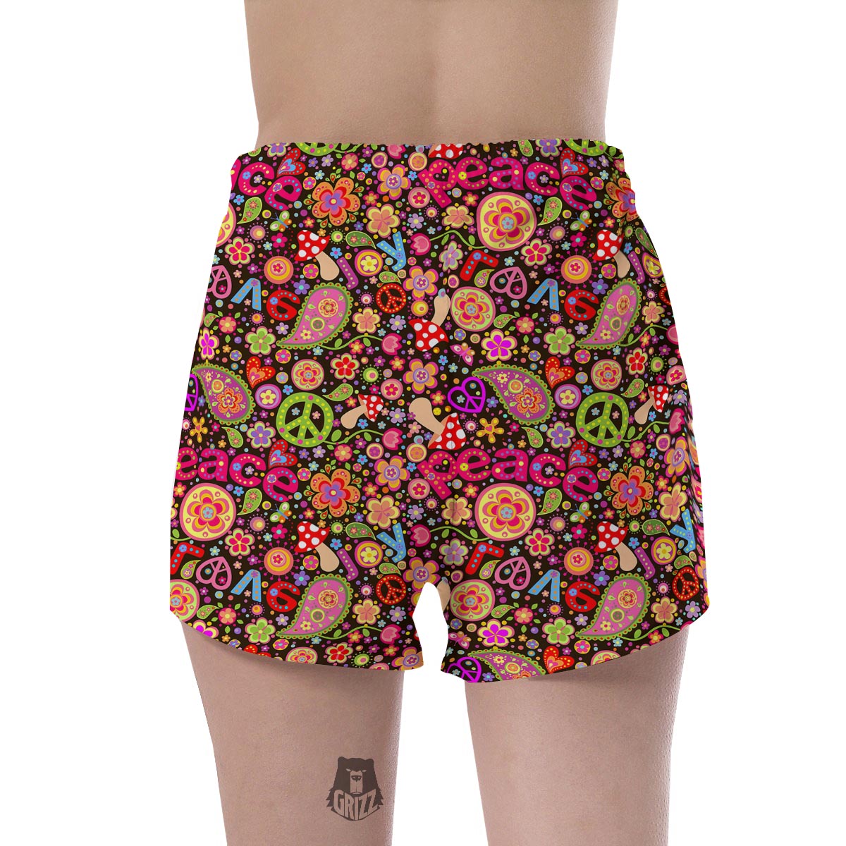 Trippy Hippie Women's Shorts-grizzshop