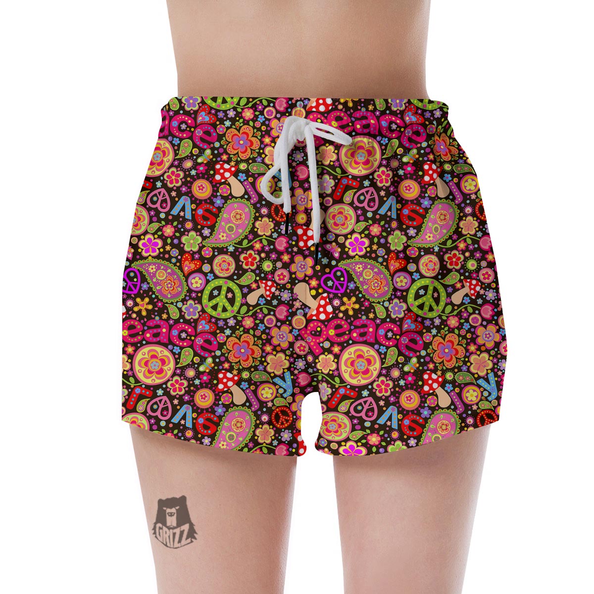 Trippy Hippie Women's Shorts-grizzshop