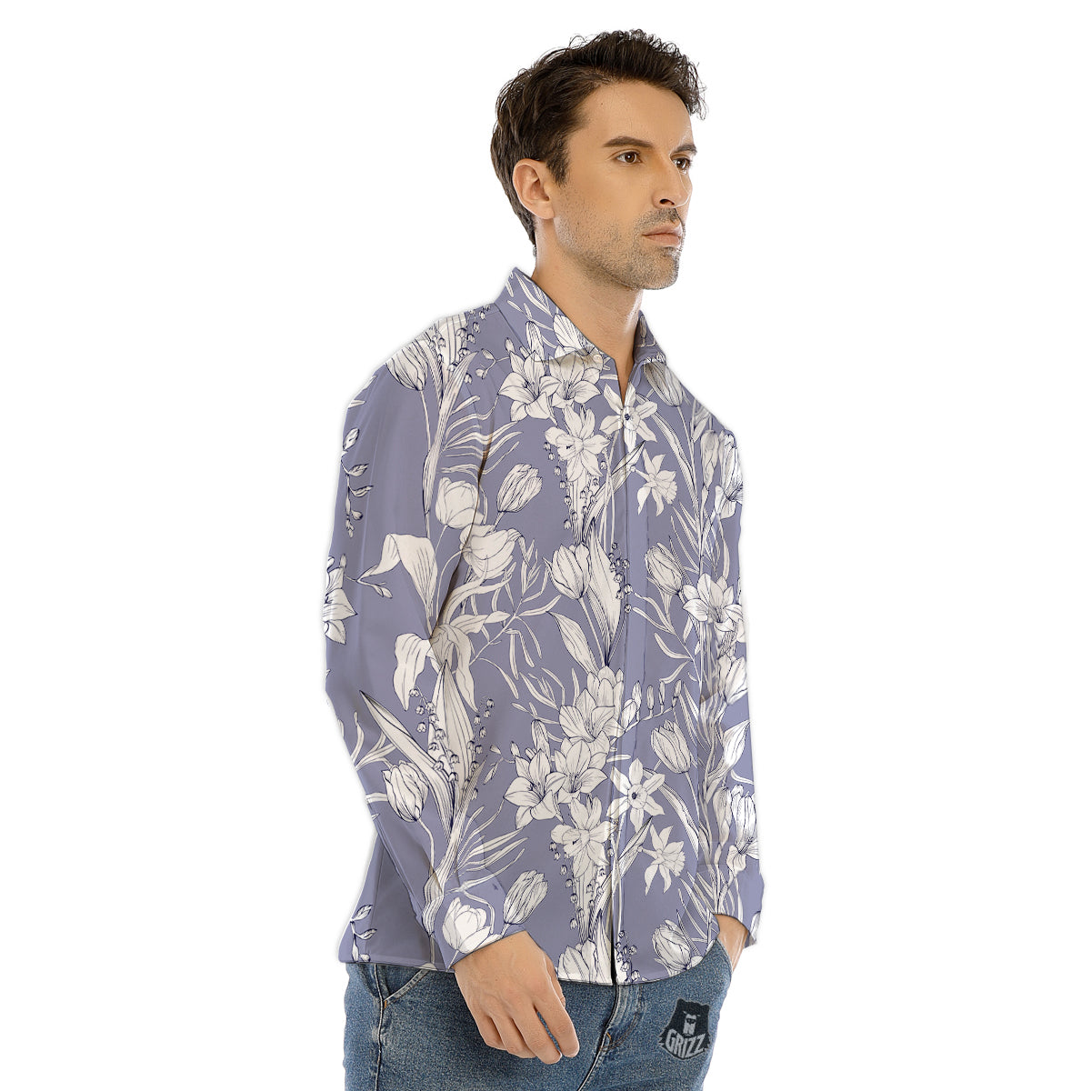 Trippy Psychedelic Ethnic Print Men's Dress Shirts-grizzshop