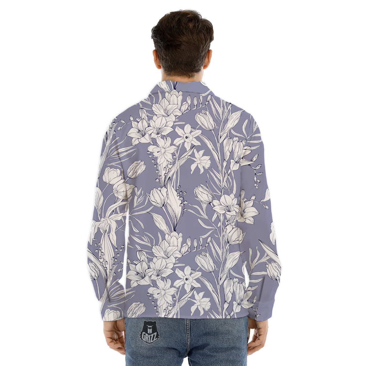 Trippy Psychedelic Ethnic Print Men's Dress Shirts-grizzshop