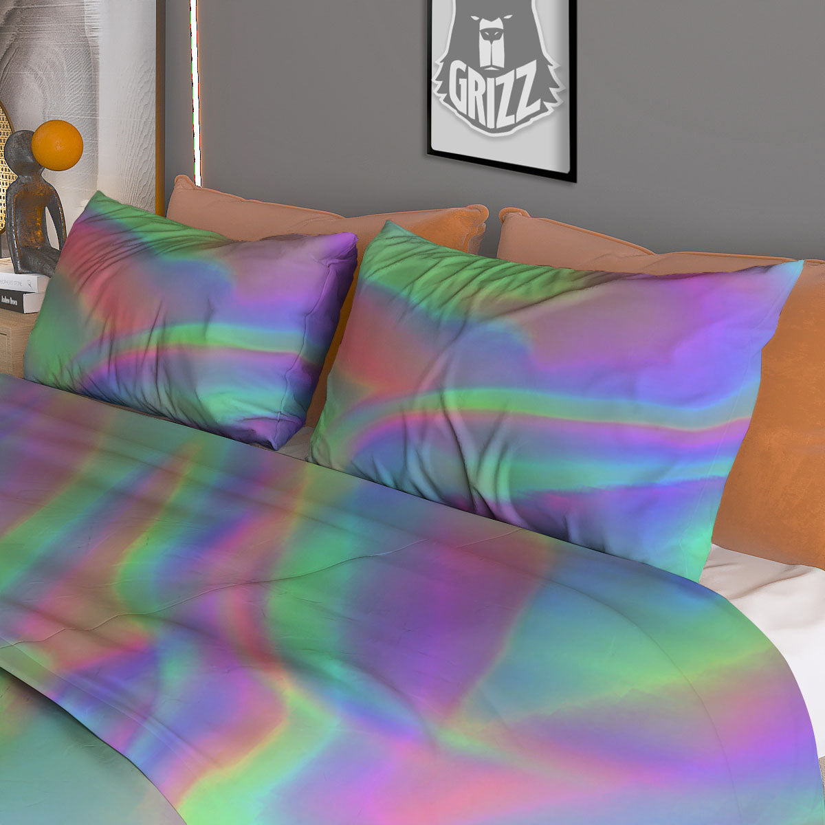 Tulip Yellow Print Duvet Cover Bedding Set
