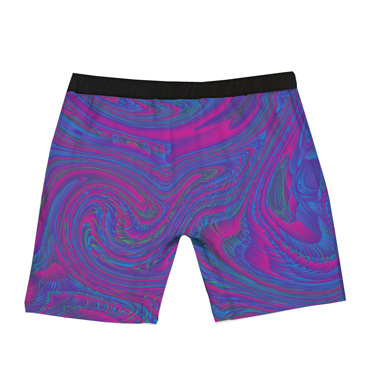 Trippy Psychedelic Purple Print Boxer Briefs-grizzshop