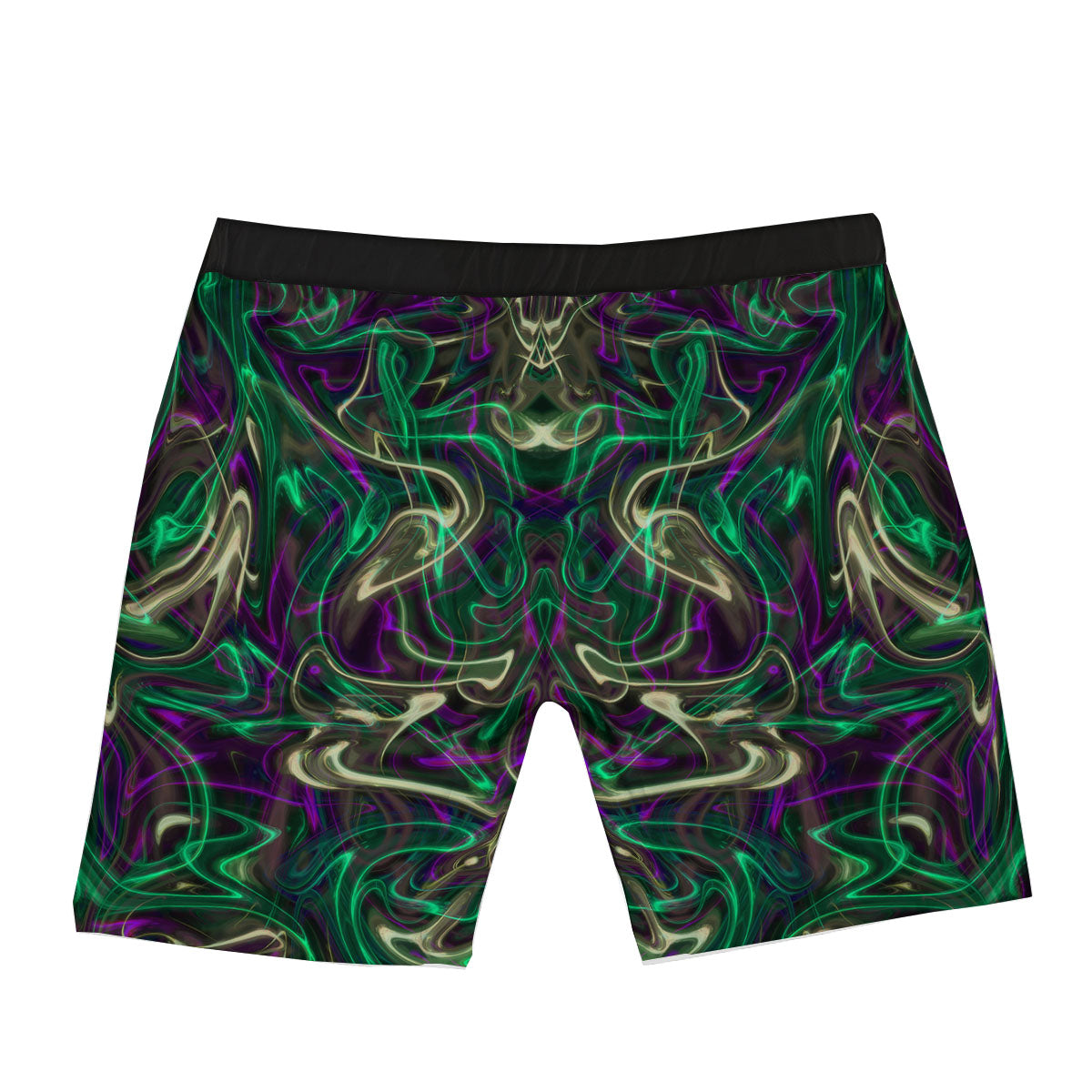 Trippy Smoke Psychedelic Print Boxer Briefs-grizzshop
