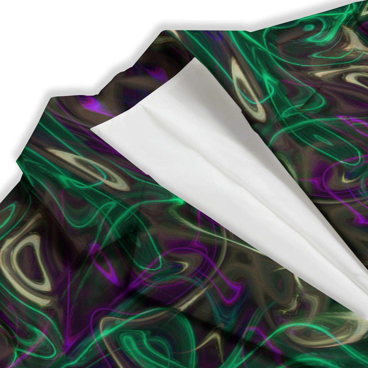 Trippy Smoke Psychedelic Print Women's Blazer-grizzshop