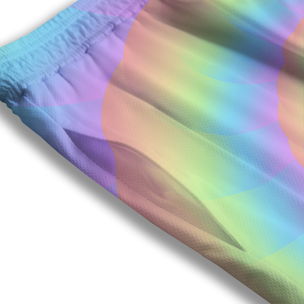 Tiger Flame Print Mesh Shorts