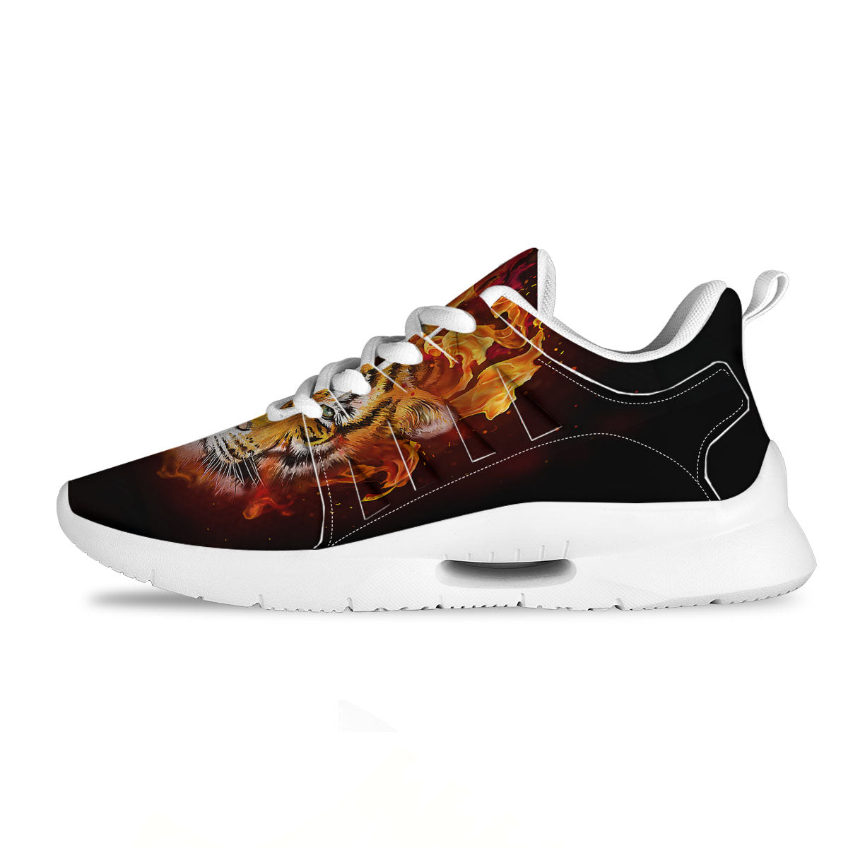 Trippy Spiral Colorful Print Tennis Shoes-grizzshop