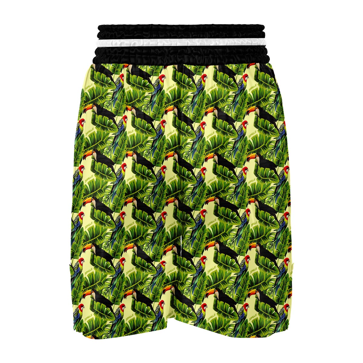 Tropic Jungle Bird Boxing Shorts-grizzshop