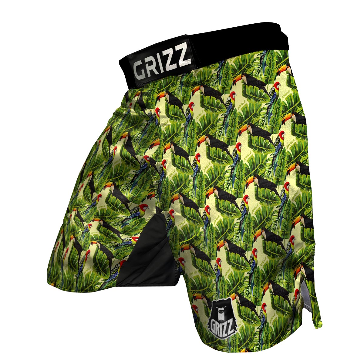 Tropic Jungle Bird MMA Shorts-grizzshop