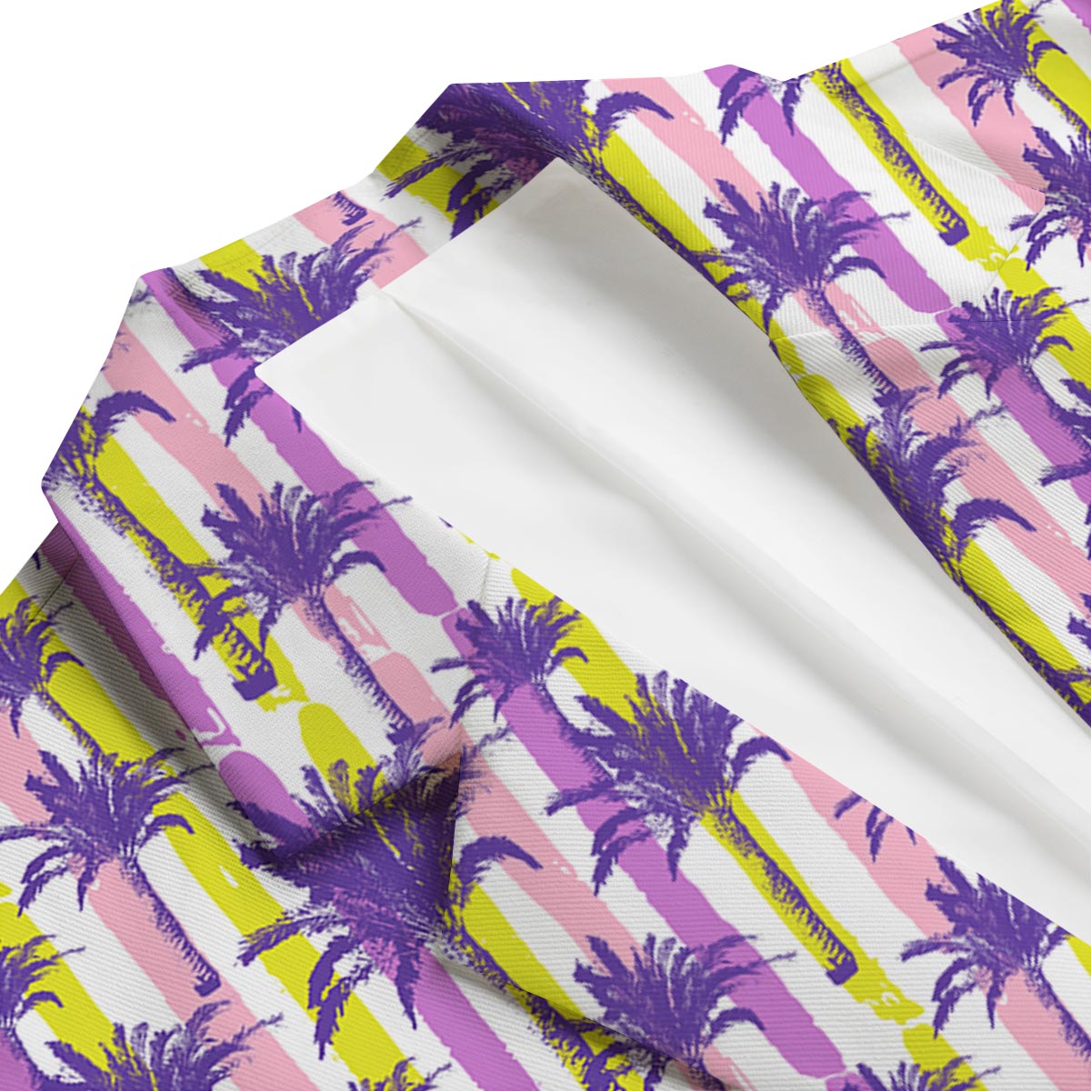 Tropical Abstract Palm Tree Men's Blazer-grizzshop