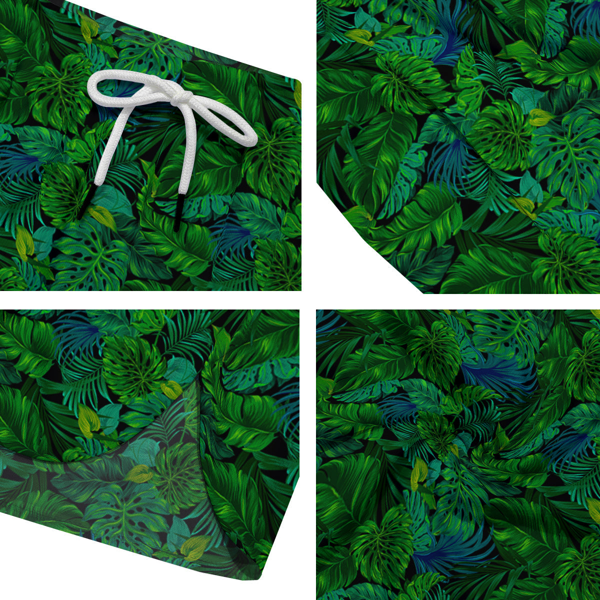 Tropical Aloha Hawaii Print Pattern Men's Running Shorts-grizzshop