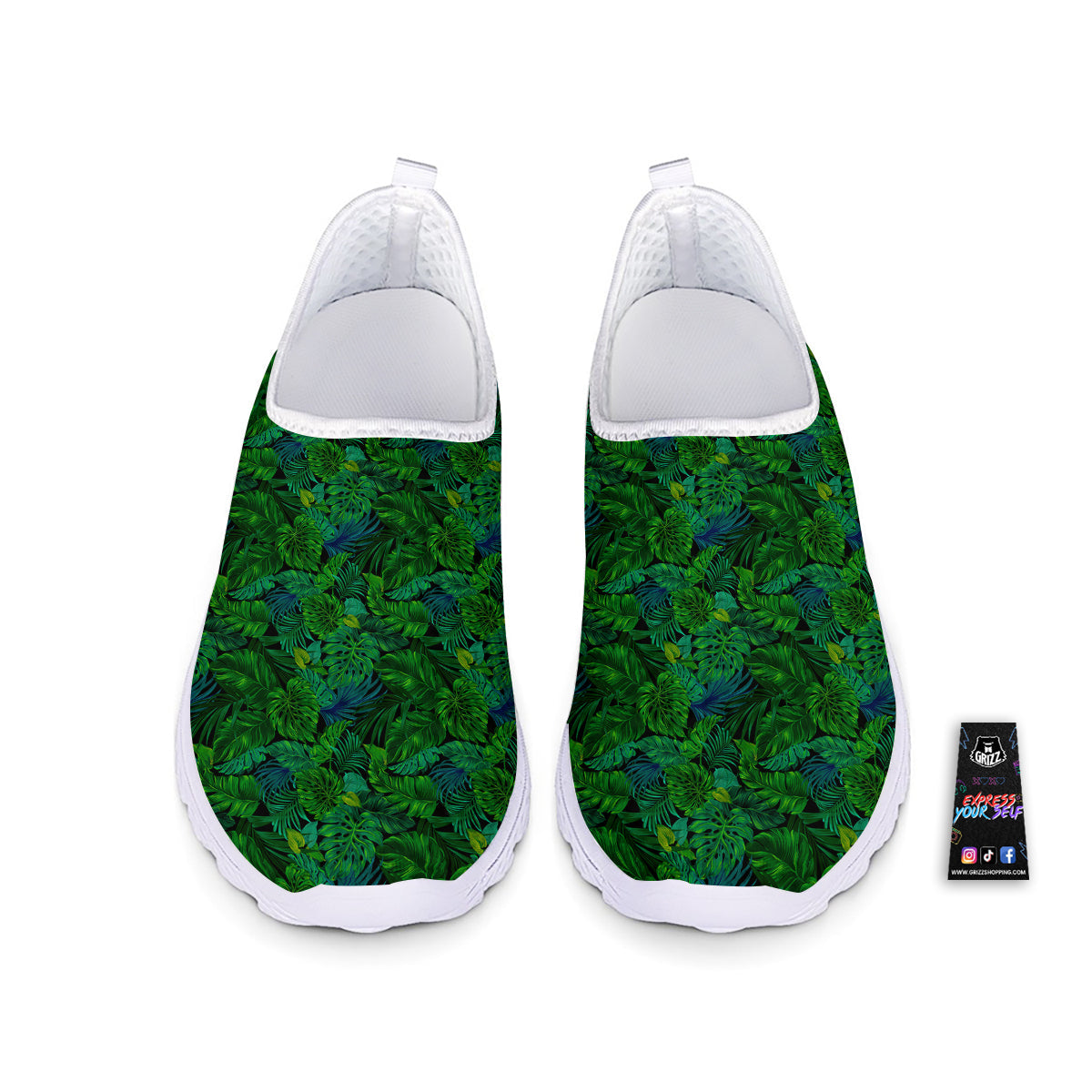 Tropical Aloha Hawaii Print Pattern Nurse Shoes-grizzshop