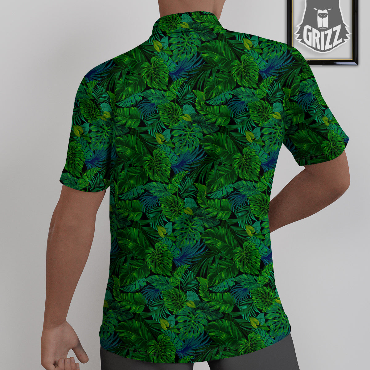 Tropical Aloha Hawaii Print Pattern Untucked Shirts-grizzshop