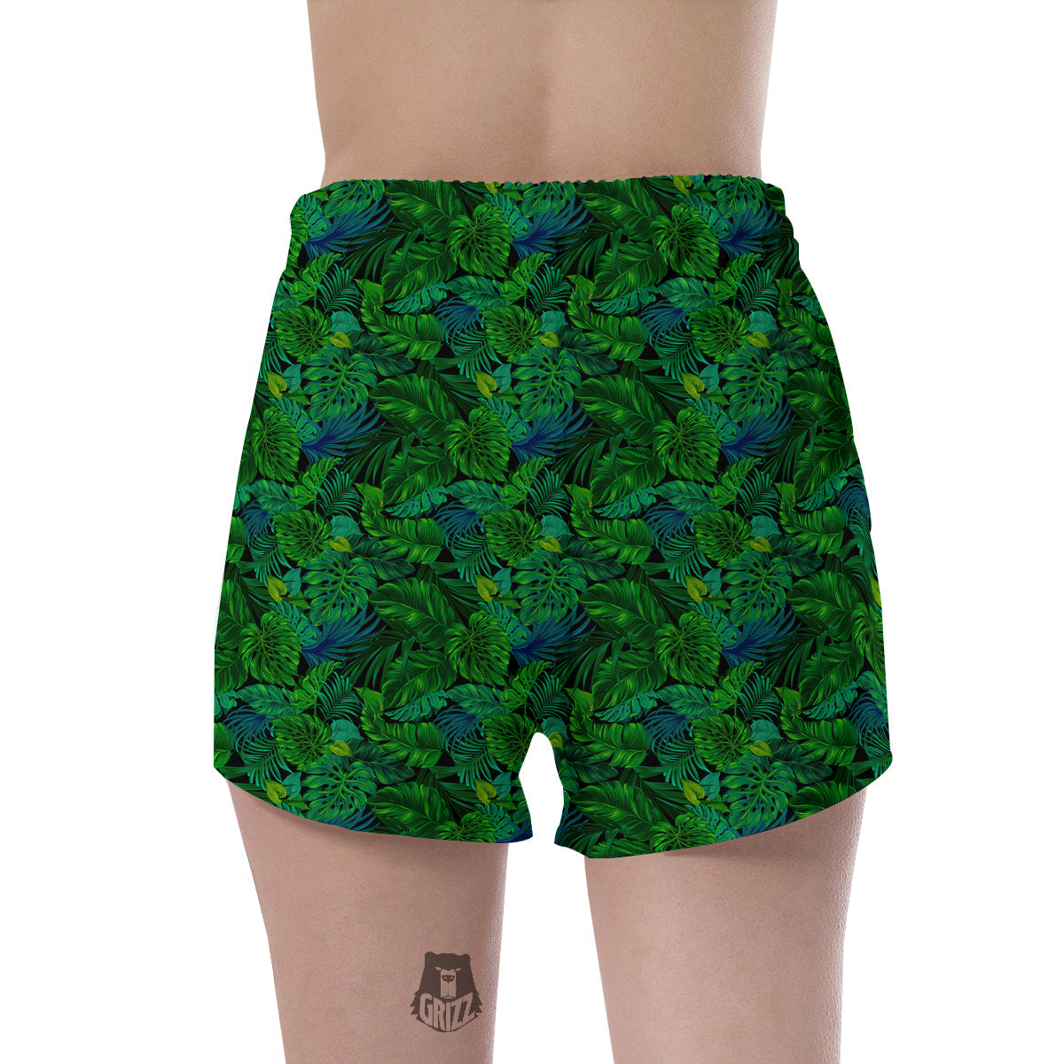 Tropical Aloha Hawaii Print Pattern Women's Shorts-grizzshop