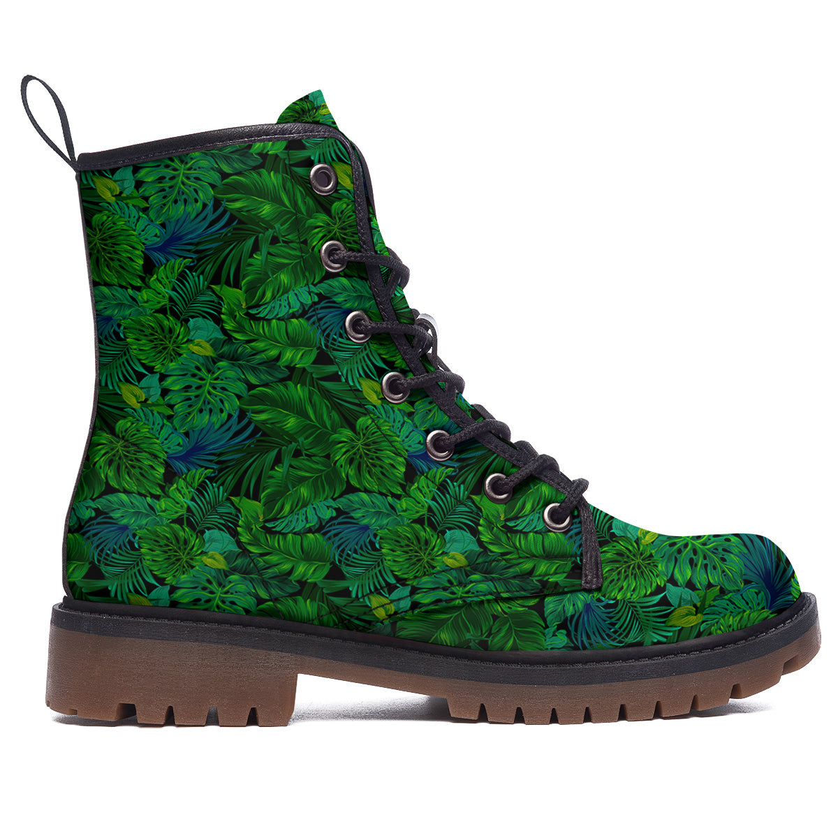 Tropical Aloha Hawaii Print Pattern Work Boots-grizzshop