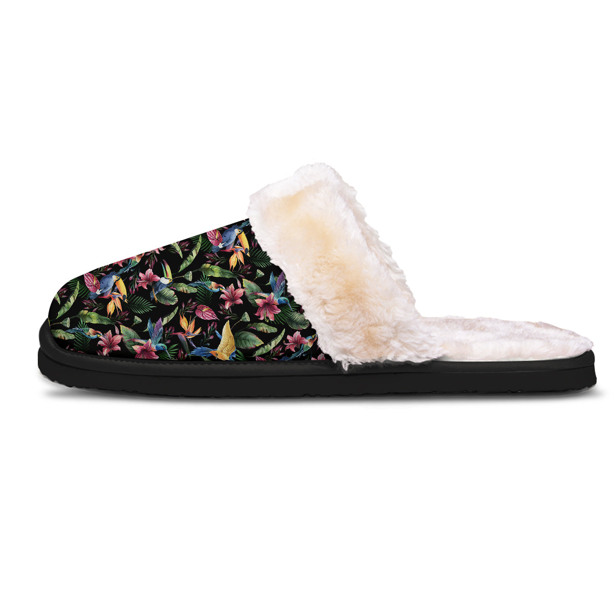 Tropical Aloha Hawaiian Print Pattern Slippers-grizzshop