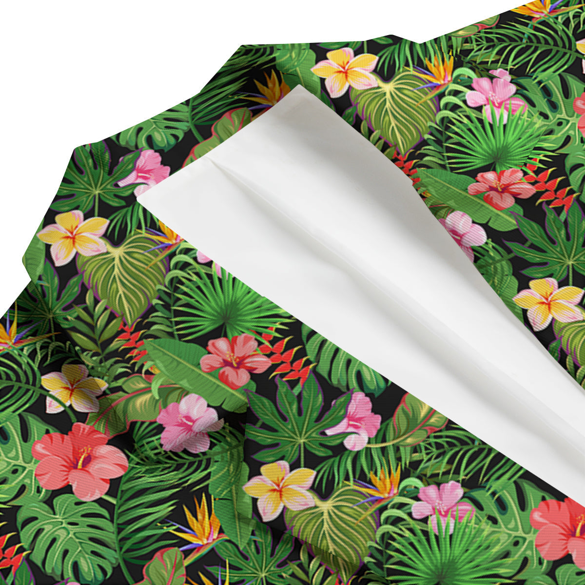 Tropical Aloha Hibiscus Print Pattern Men's Blazer-grizzshop
