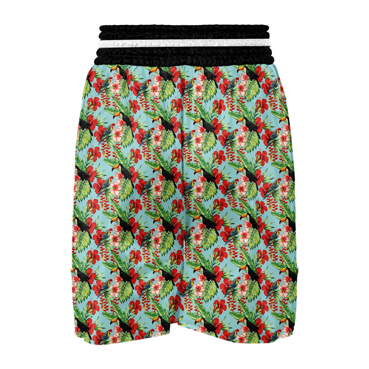 Tropical Bird Boxing Shorts-grizzshop
