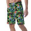 Tropical Bird Hawaiian Print Men's Shorts-grizzshop