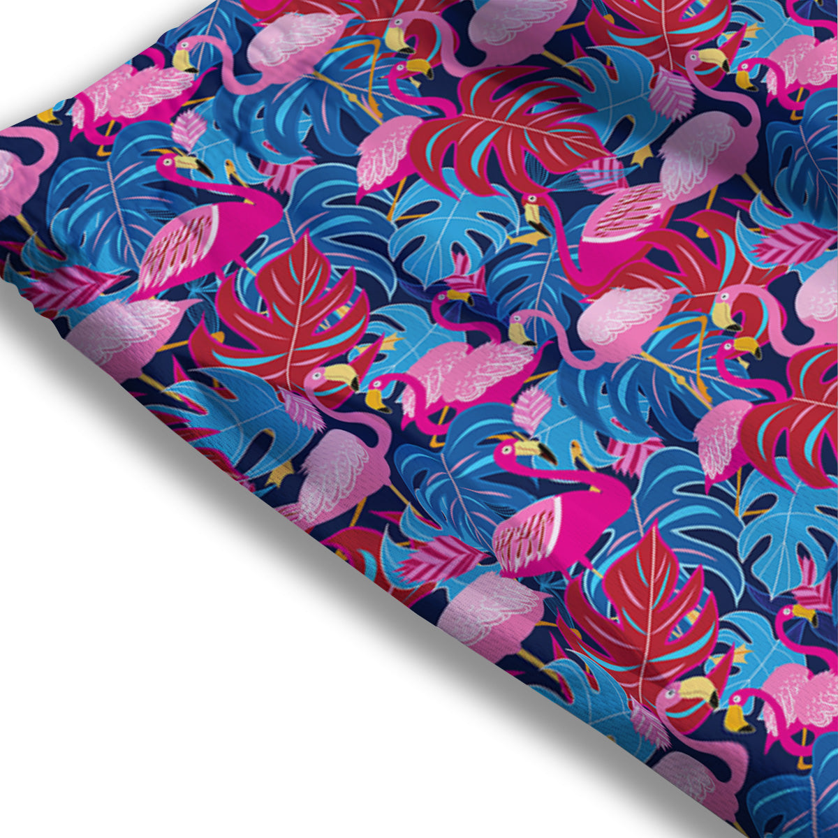 Tiger Gouache Print Pattern Mesh Shorts