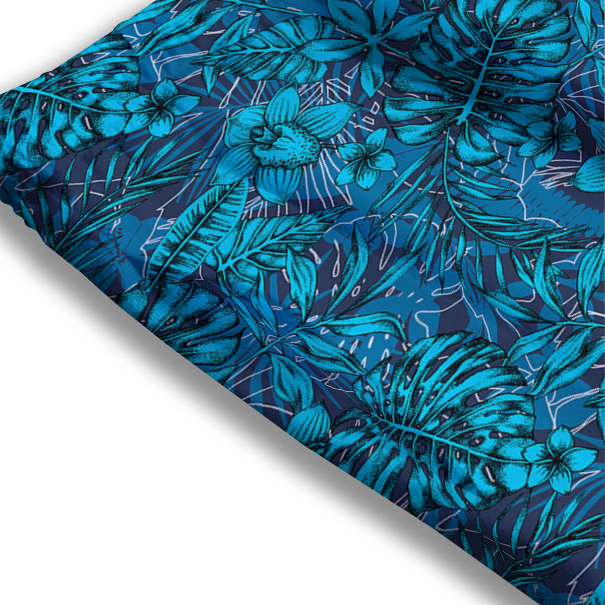 Tiki Ethnic Print Pattern Mesh Shorts