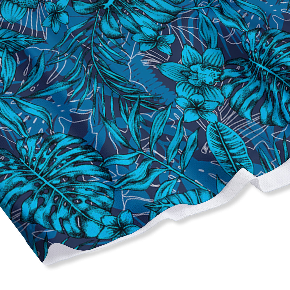 Tiki Ethnic Print Pattern Mesh Shorts