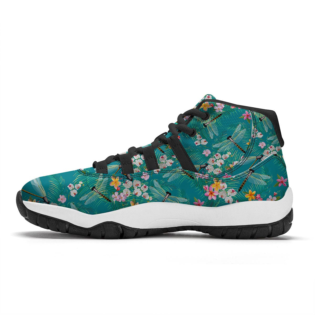 Tropical Dragonfly Black Bball Shoes-grizzshop