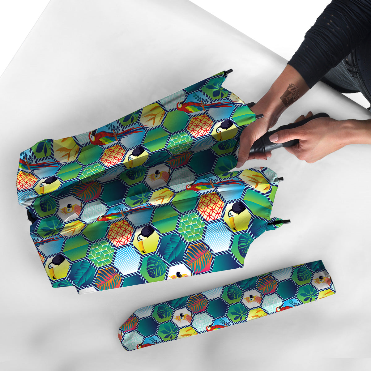 Tropical Exotic Hawaii Art Print Pattern Umbrella-grizzshop