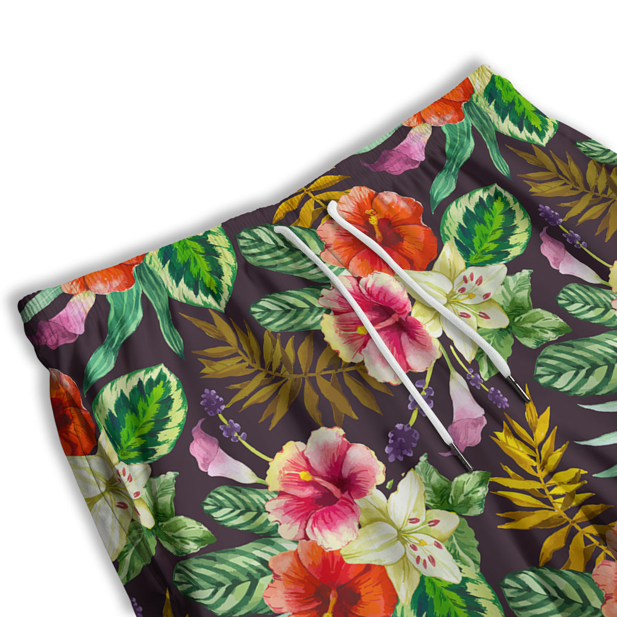 Tropical Hawaii Colorful Print Pattern Men's Athletic Shorts