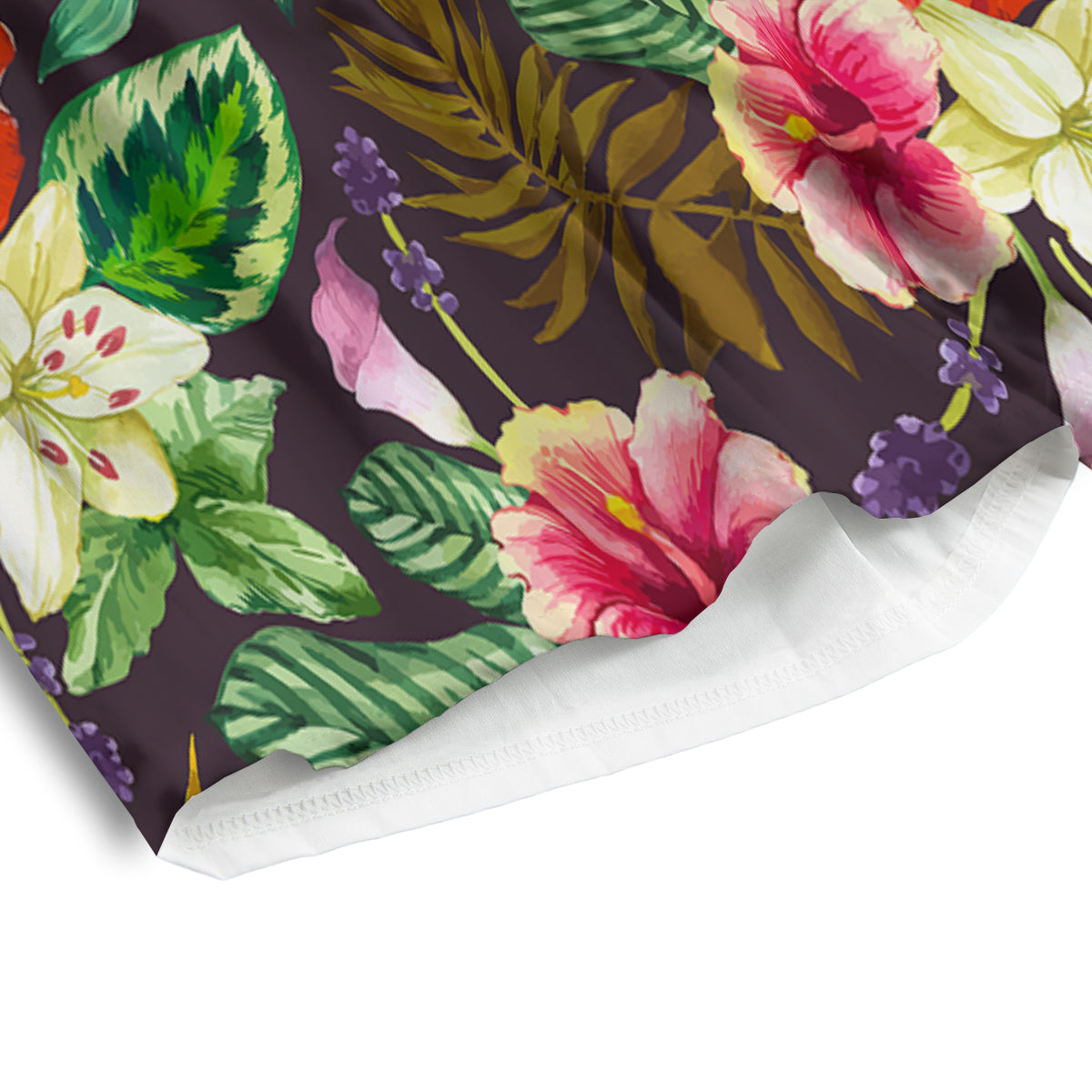 Tropical Hawaii Colorful Print Pattern Men's Athletic Shorts