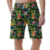 Tropical Hawaiian Floral Print Men's Shorts-grizzshop