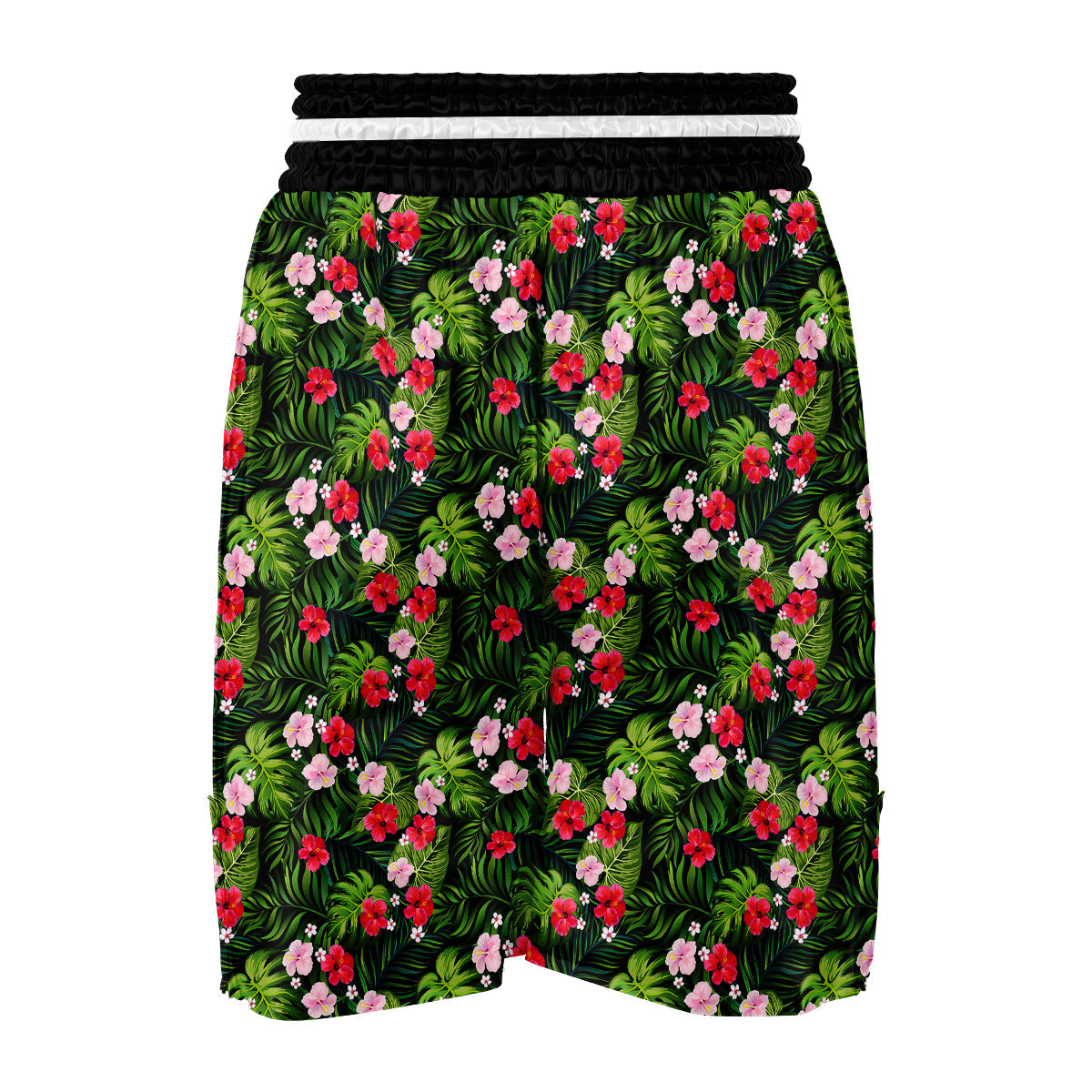 Tropical Jungle Palm Leave Boxing Shorts-grizzshop