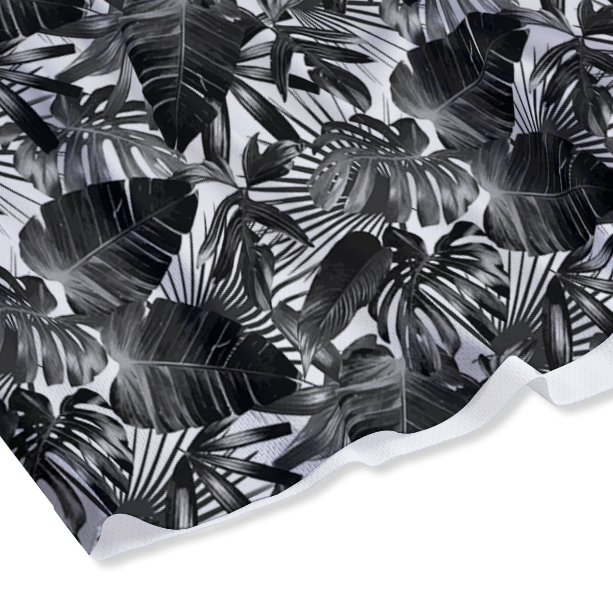 Totem White And Grey Print Pattern Mesh Shorts