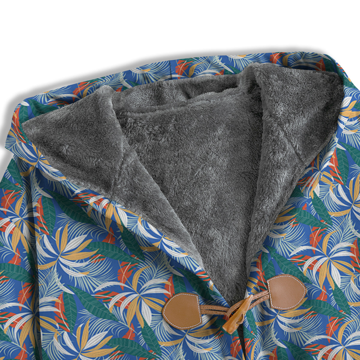 Tropical Leaf Colorful Print Pattern Men's Windbreaker Jacket