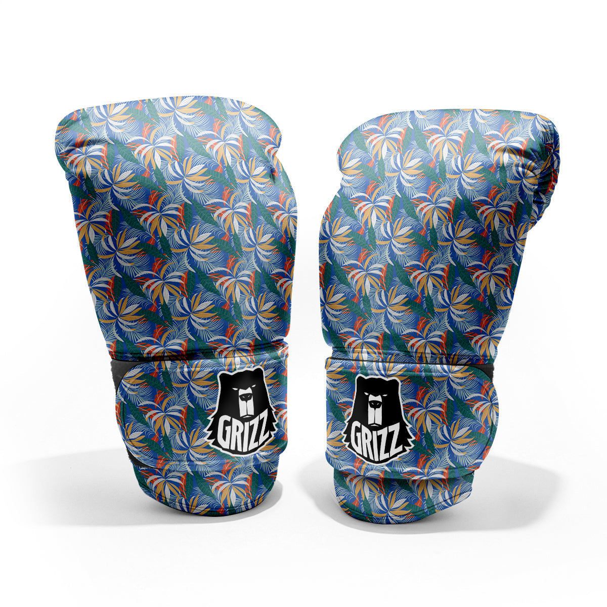 Tropical Leaf Colorful Print Pattern Pro Boxing Glove