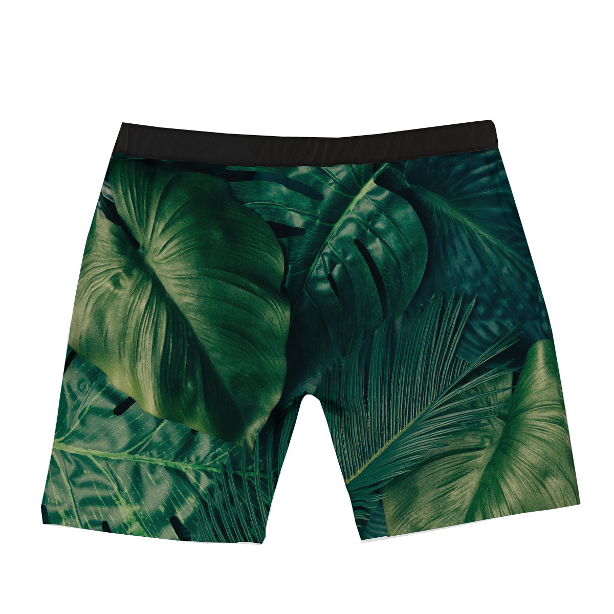Tropical Leaf Natural Print Boxer Briefs-grizzshop