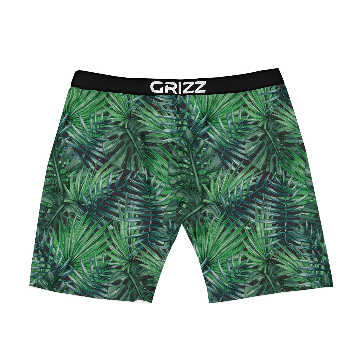 Tropical Leaf Watercolor Print Pattern Boxer Briefs-grizzshop