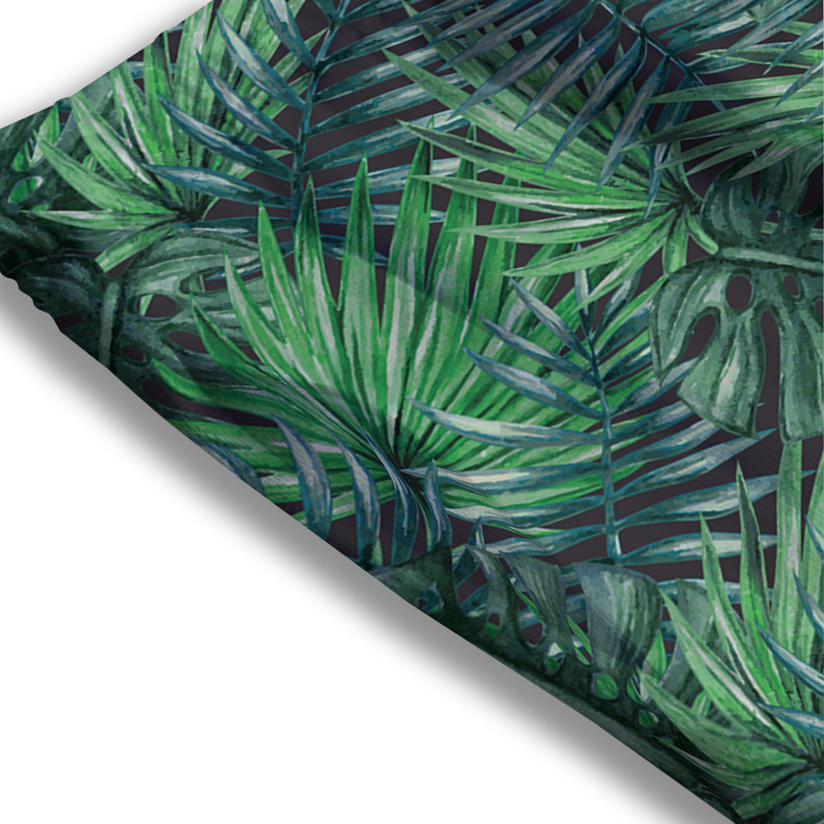 Tropical Leaf Watercolor Print Pattern Mesh Shorts