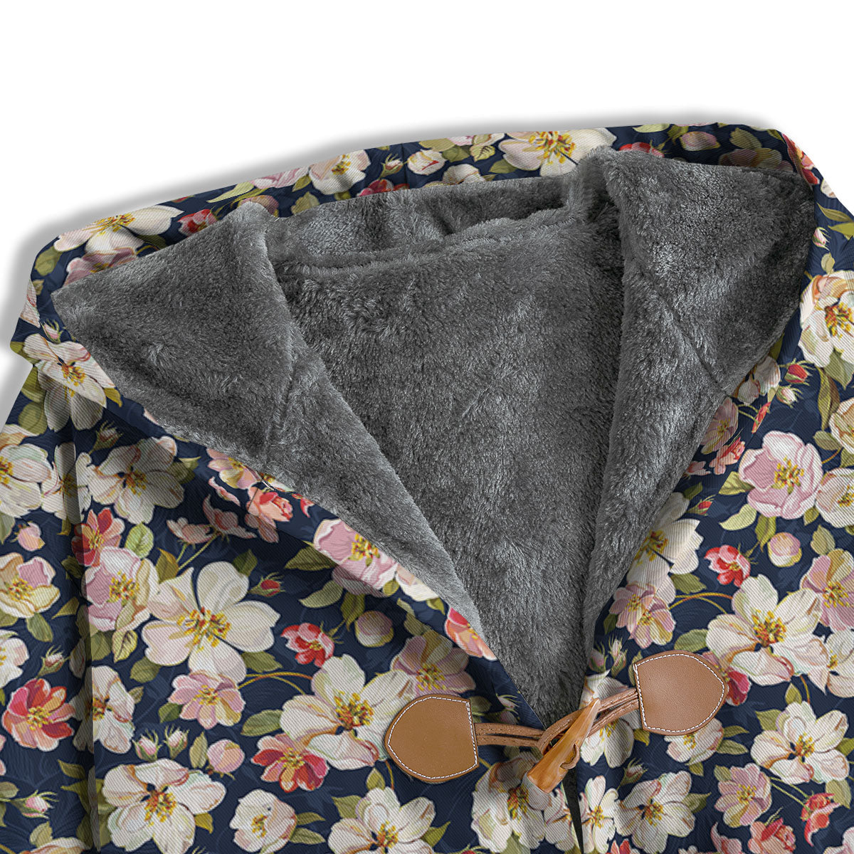 Tropical Leaves Blossom Print Pattern Men's Windbreaker Jacket