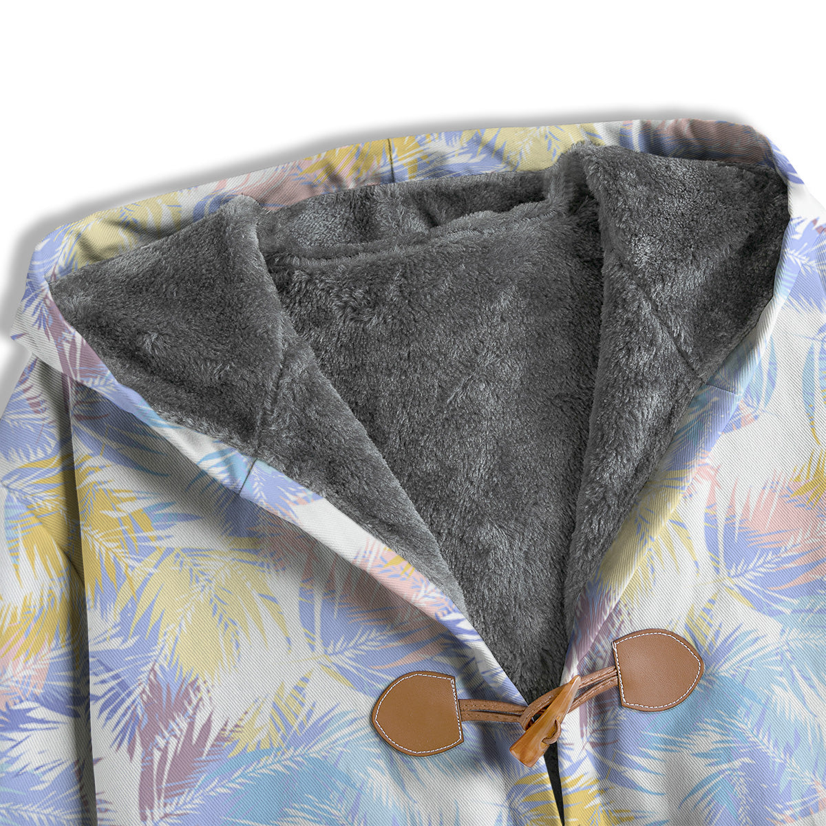 Tropical Palm Leaf Pastel Print Pattern Men's Windbreaker Jacket-grizzshop