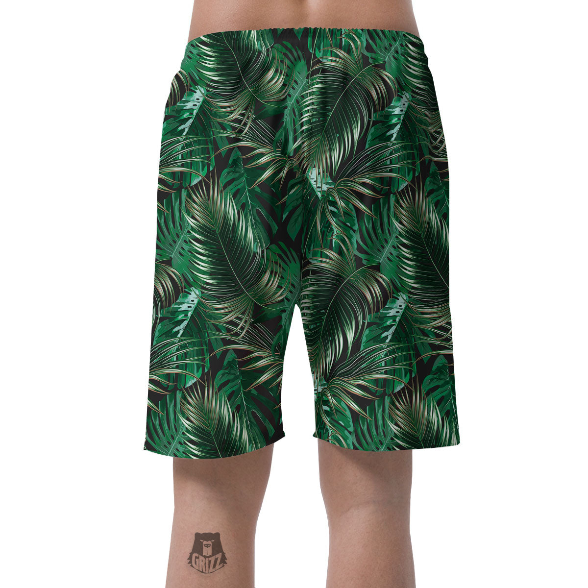 Tropical Palm Tree Print Pattern Men's Shorts-grizzshop