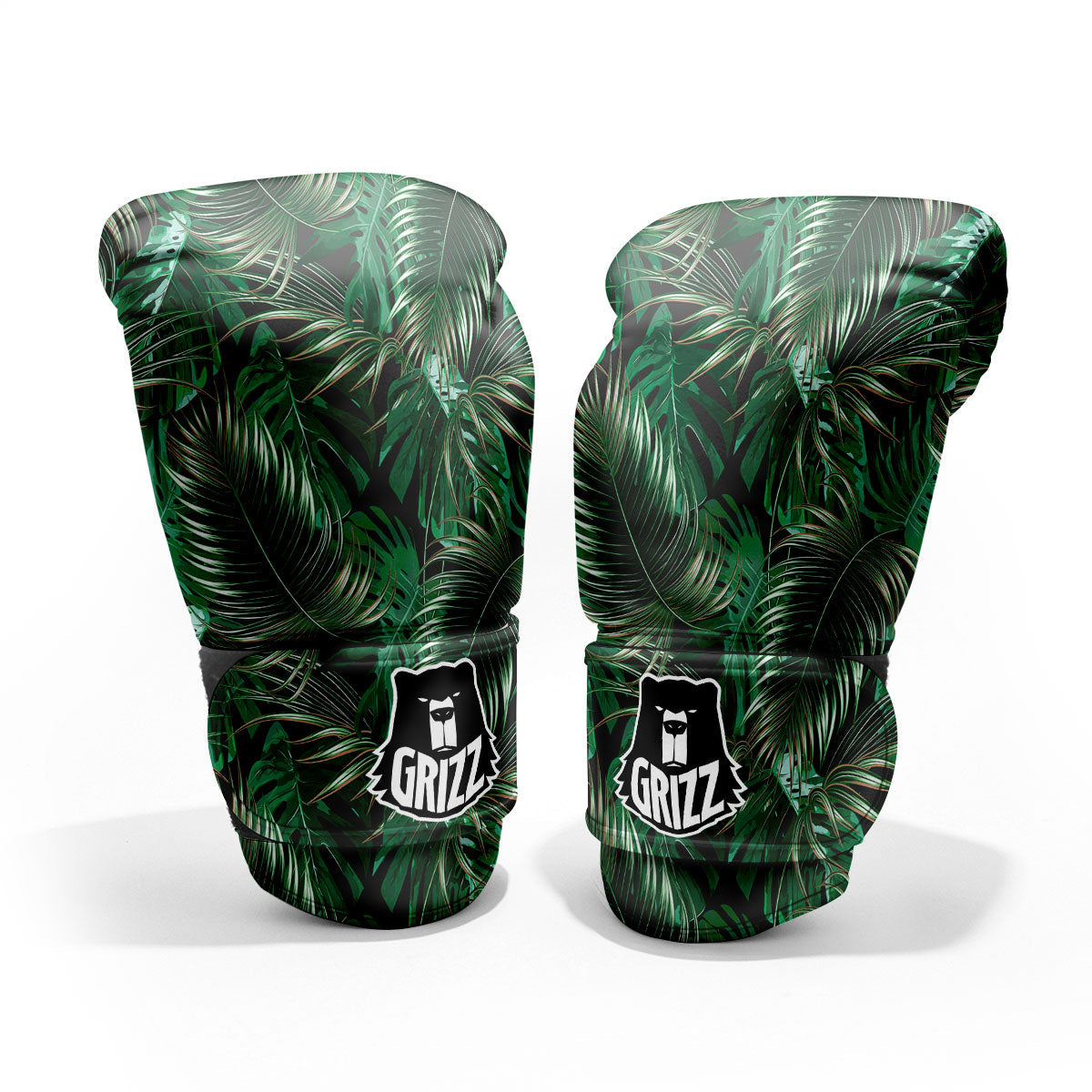 Tropical Palm Tree Print Pattern Sparring Gloves-grizzshop