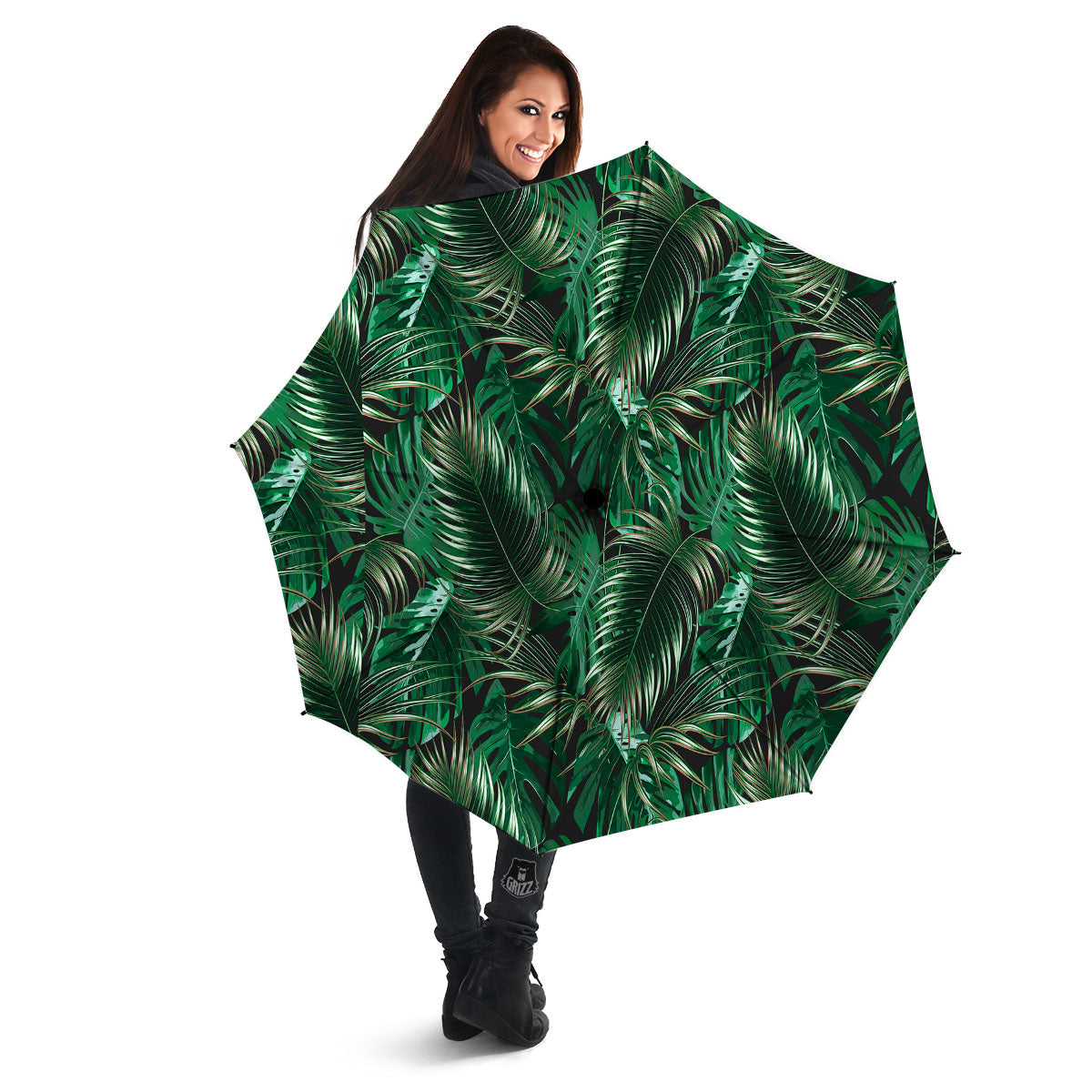 Tropical Palm Tree Print Pattern Umbrella-grizzshop