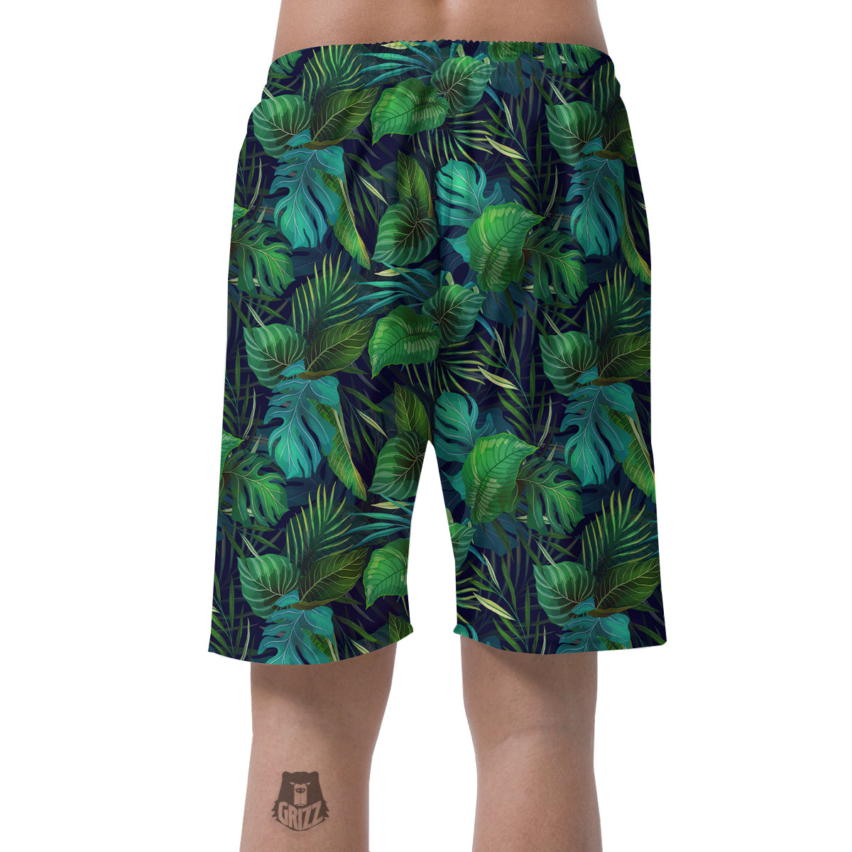 Tropical Plants Hawaiian Print Pattern Men's Shorts-grizzshop
