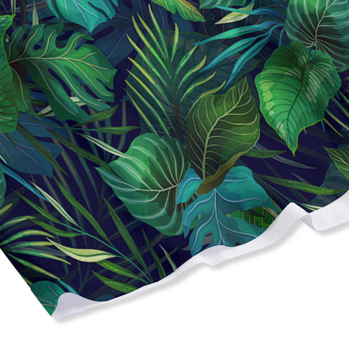 Tropical Plants Hawaiian Print Pattern Mesh Shorts