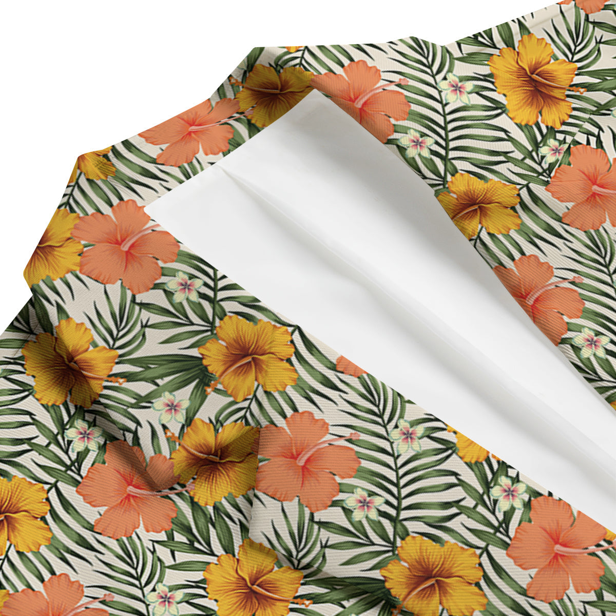 Tropical Plumeria Men's Blazer-grizzshop