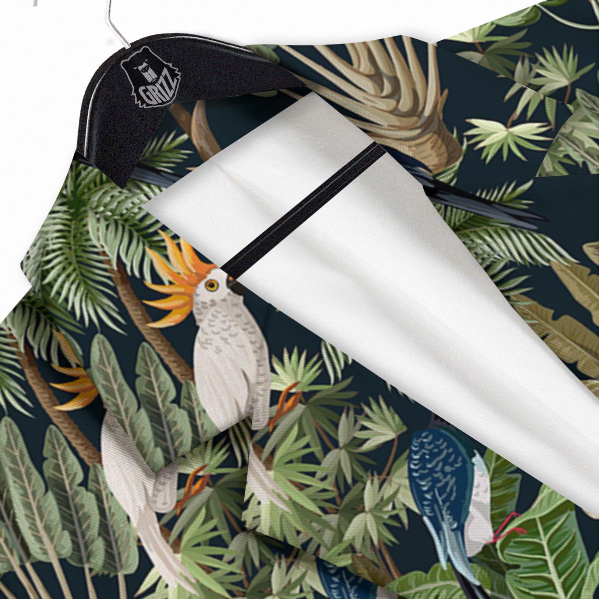 Tropical Toucan Parrot Print Pattern Men's Sport Coat-grizzshop