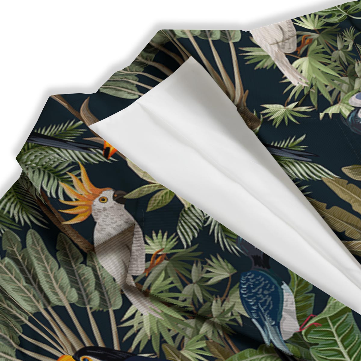 Tropical Toucan Parrot Print Pattern Women's Blazer-grizzshop