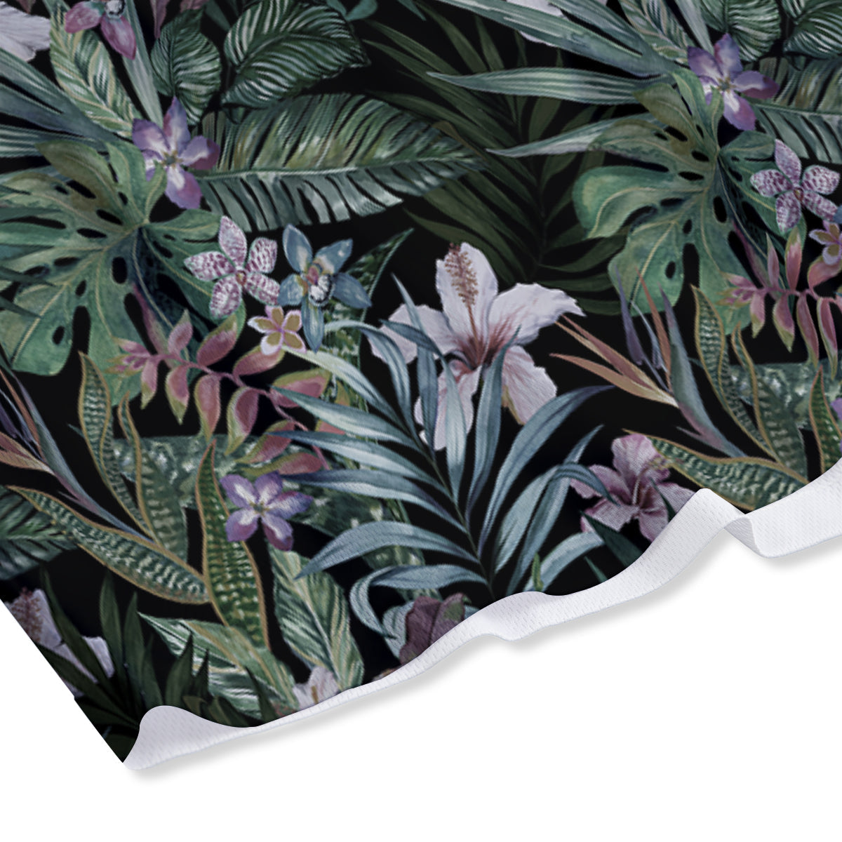 Tropical Vintage Floral Print Pattern Mesh Shorts