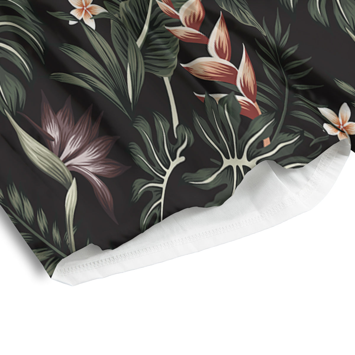 Tropical Watercolor Print Pattern Men's Athletic Shorts-grizzshop