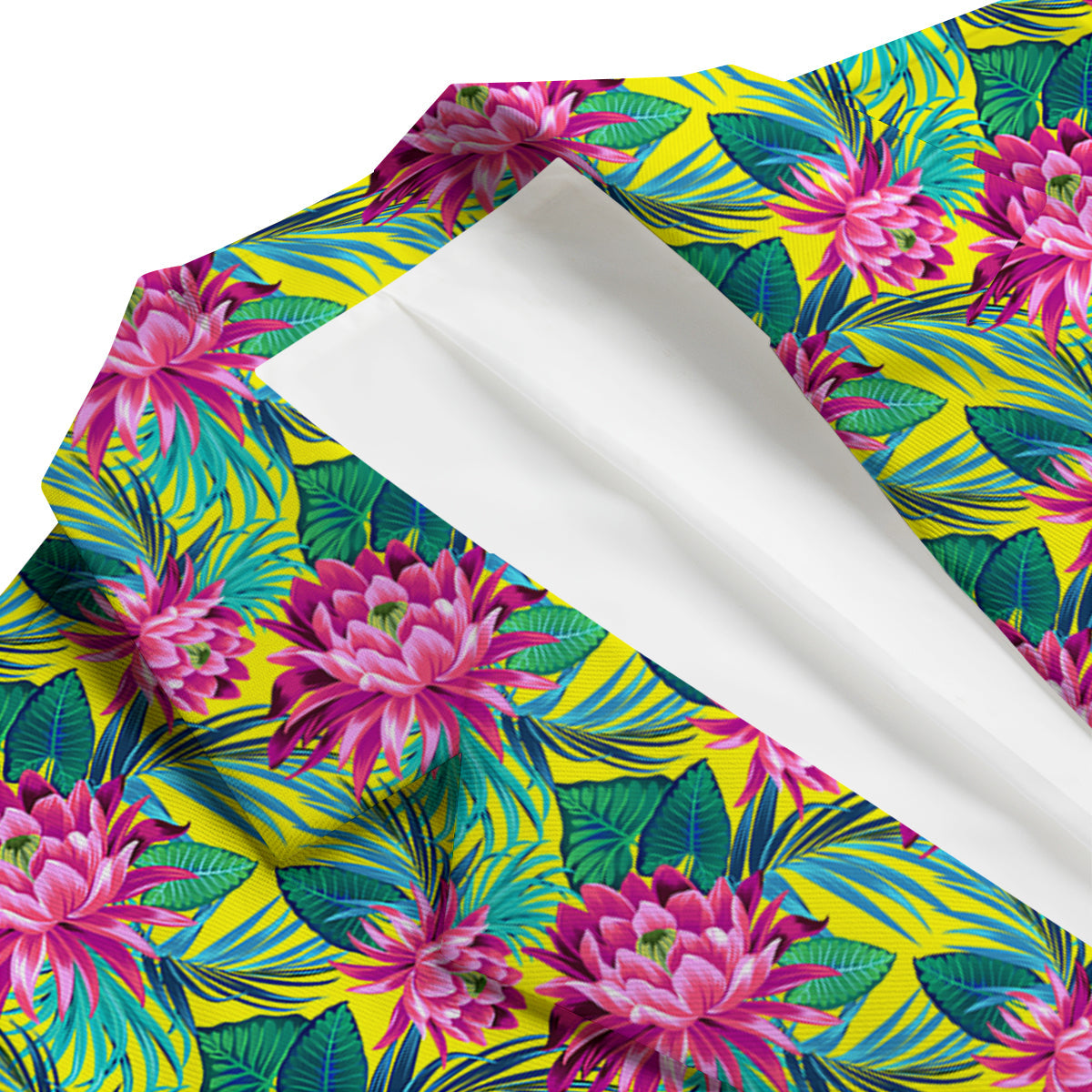 Tropical Waterlily Men's Blazer-grizzshop